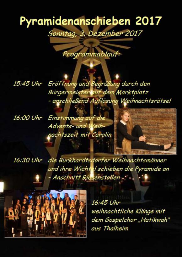 Plakat Pyramidenanschieben 2017